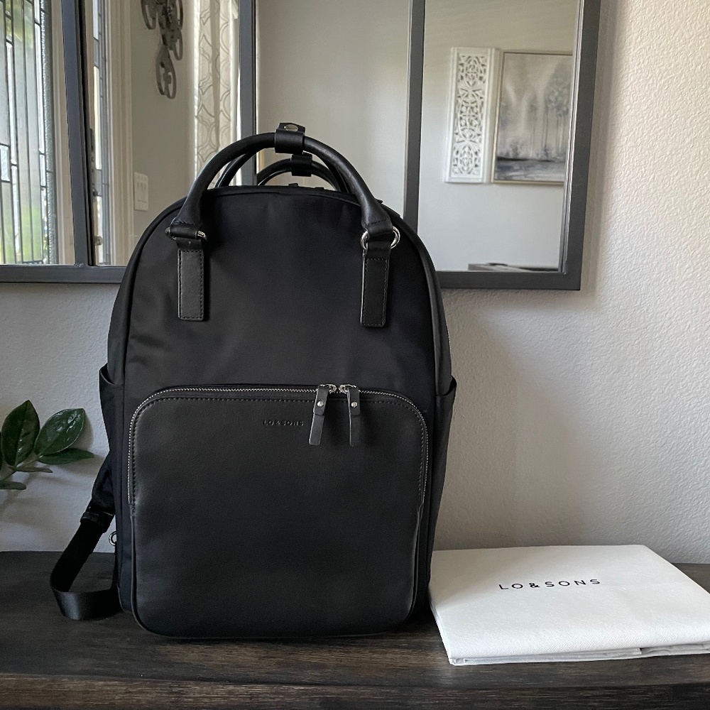 Lo & Sons Black Backpack